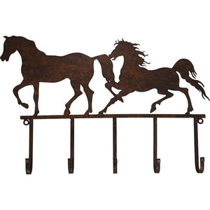 Running Horses with hooks