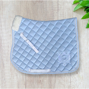 Quilted Saddle Pad - Ice Blue