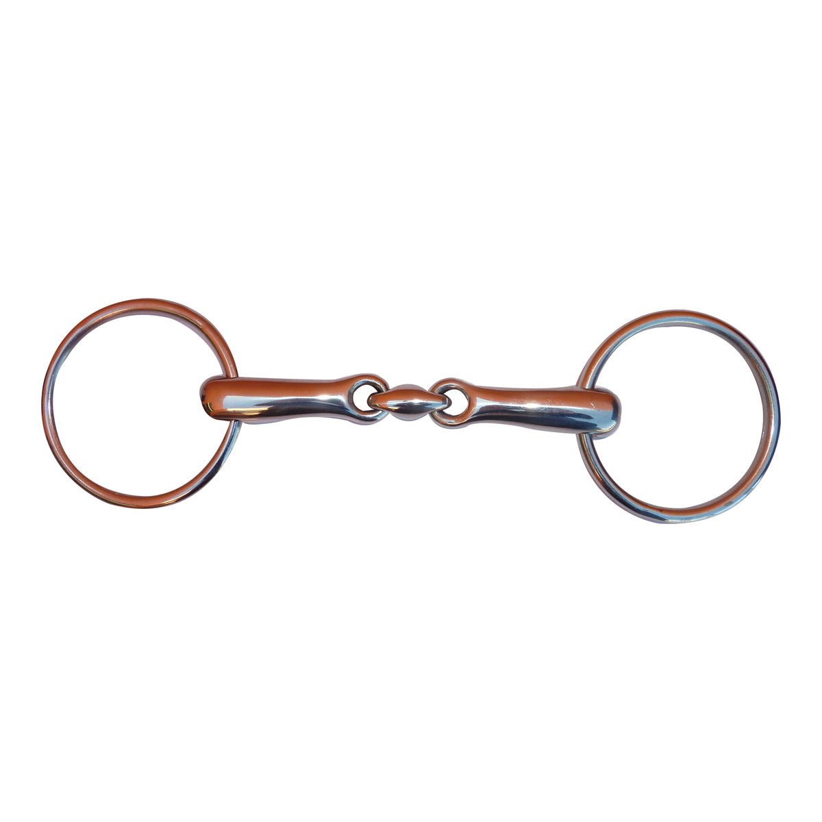 Showcraft - Gold link ring snaffle bit